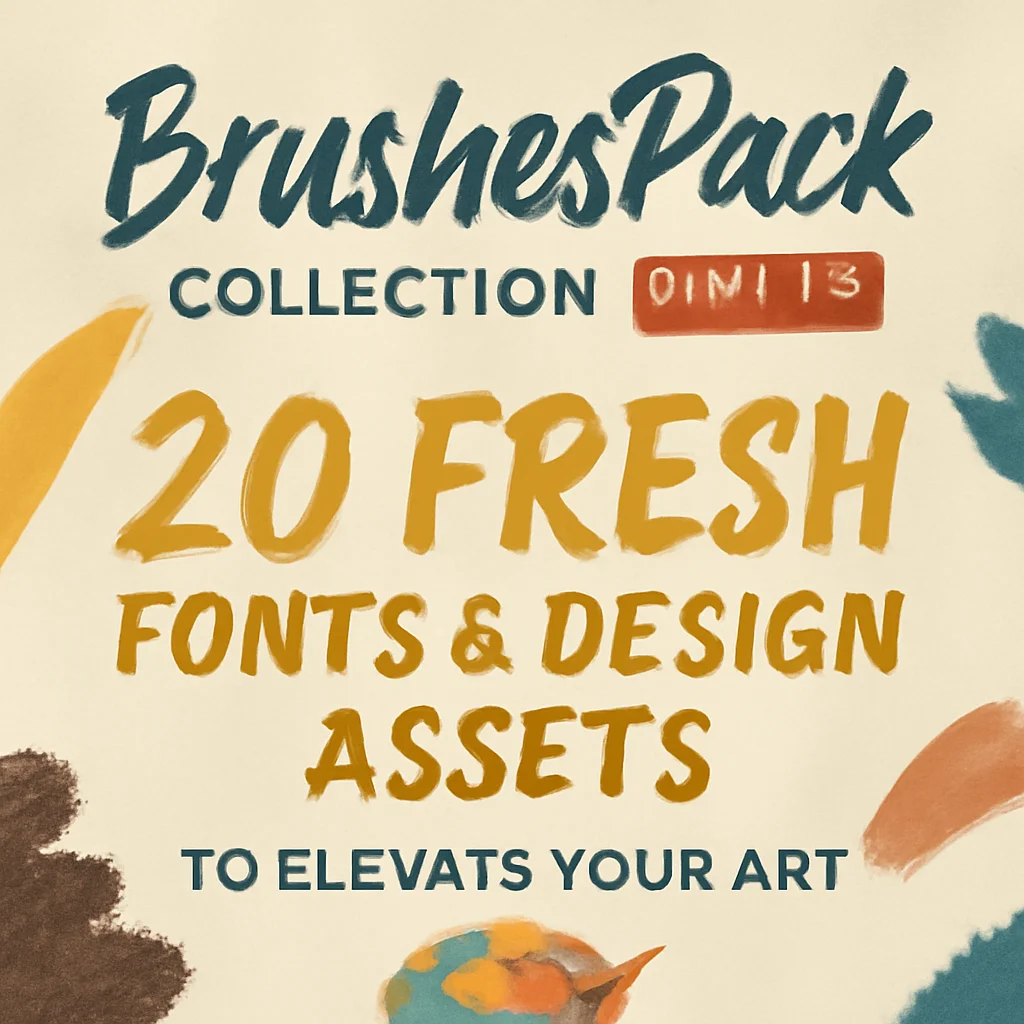 20 Stunning Design Assets & Fonts You Need in Your Toolkit 🎨✨