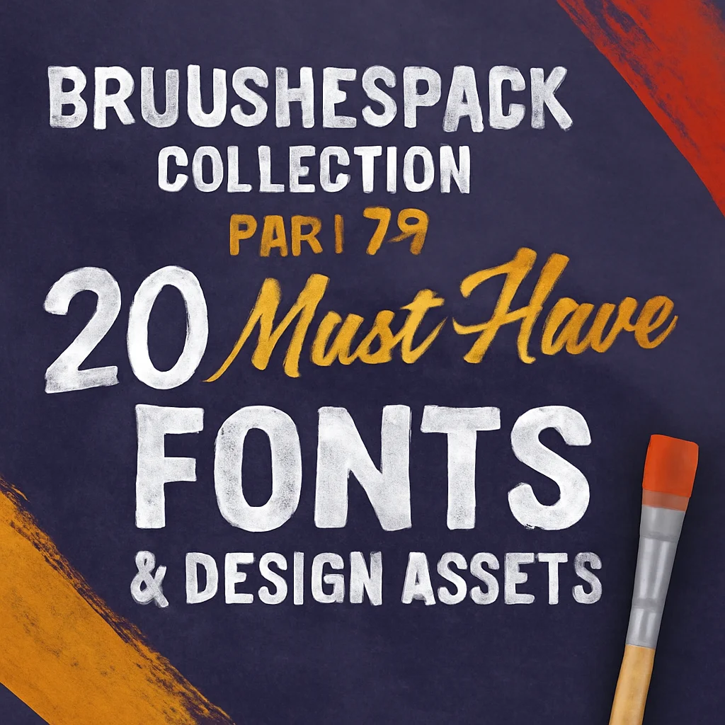 Dive Into Creativity: The Ultimate BrushesPack Collection Part 74 (20 Design Assets)