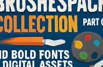 brushespack collection part 84 20 bold fonts digital assets 610