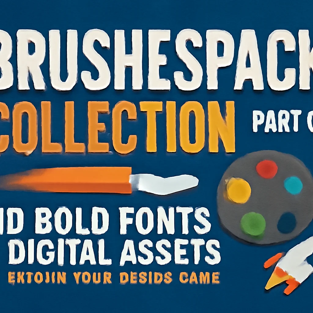 Unleash Your Typography Game: 20 Fresh Fonts & Assets from BrushesPack Collection Part 83 ✨