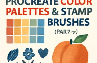 christine fleurys procreate color palettes stamp brushes pa 878