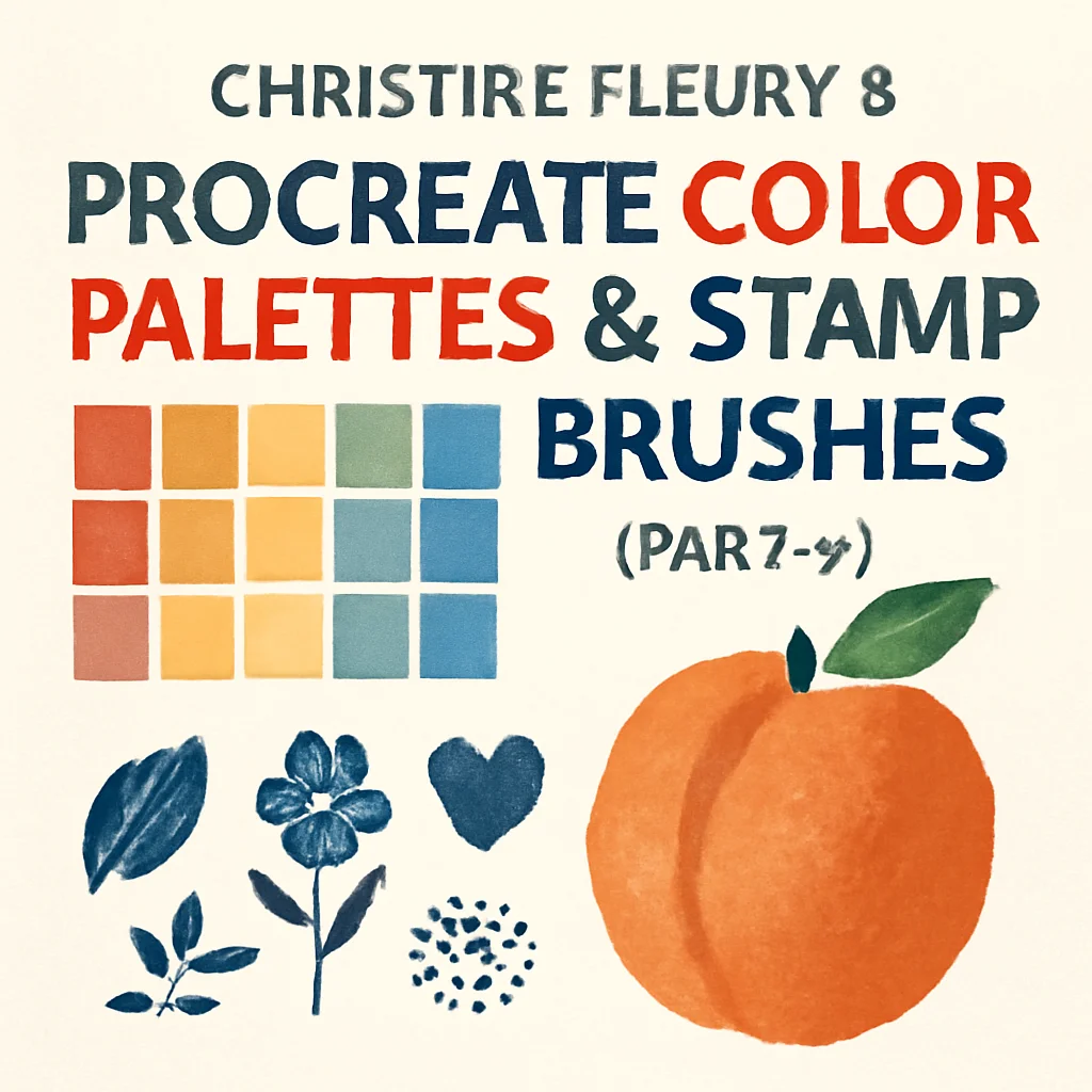 Christine Fleury’s Procreate Color Palettes & Stamp Brushes (Part 2)