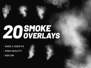 cover image 20 smoke overlays
