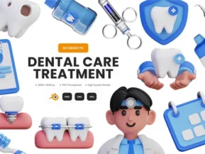 cover image 3d dental care medical icon dentist healthcare