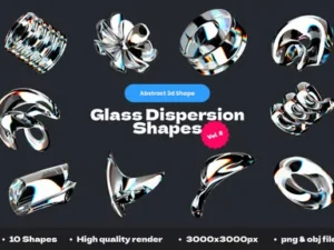 cover image 3d glass dispersion volll