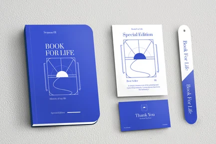 Book Cover Template Mockup