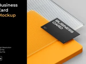 cover image business card mockup