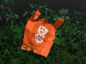 cover image canvas shopping bag mockup