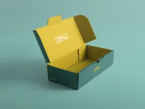 cover image cardboard box mockup