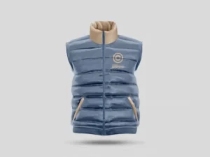 cover image down vest mockup