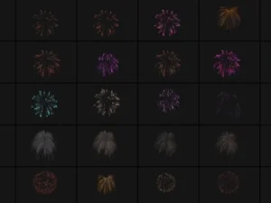 cover image dynamic festive firework explosion effects