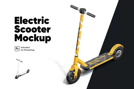 Electric Scooter Mockup