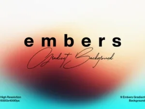 cover image embers gradient background