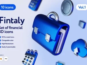 cover image fintaly 3d finance icons vol1