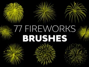 cover image fireworks brushes