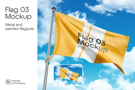 Flag 03 Mockup