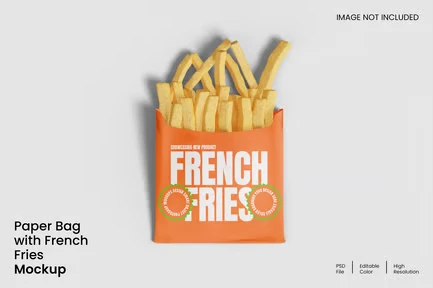French Fries Mockup