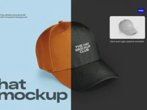 cover image high quality realistic cap mockup for branding