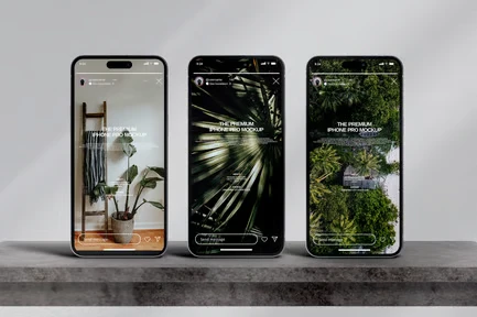 Insta Story Iphone Mockup