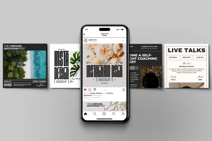 Instagram Carousel Mockups