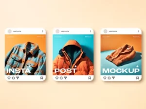 cover image instagram post mockup