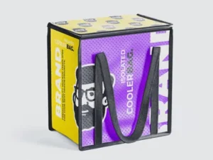 cover image insulated cooler bag mockup