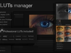 cover image luts manager tool real time color grading for professional video editing