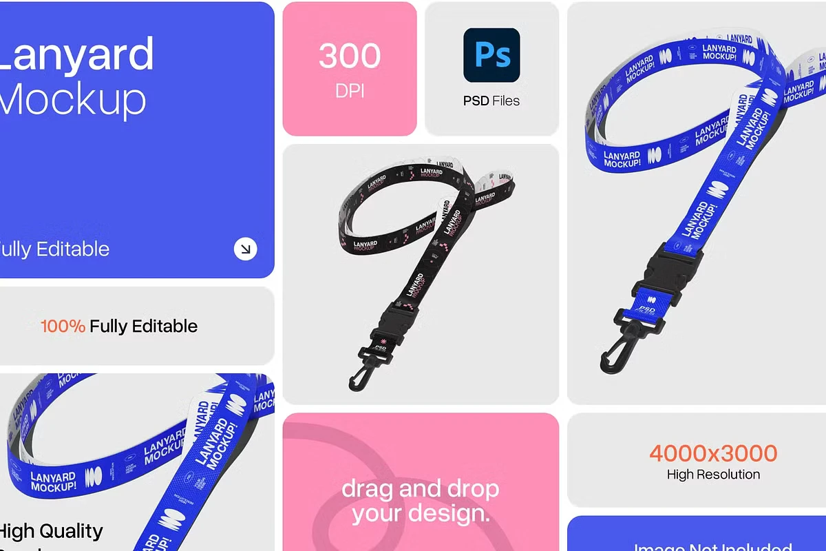 Lanyard Mockup