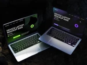 cover image laptop mockup