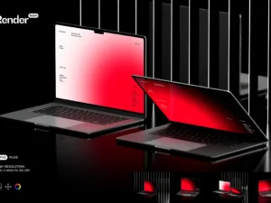 cover image macbook air mockup set