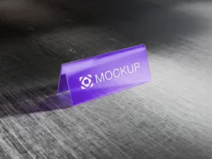 cover image name tag mockup