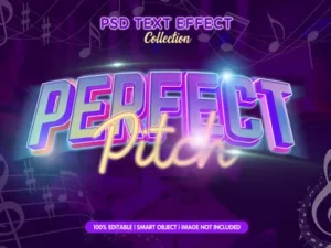 cover image perfect pitch text effect