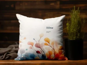 cover image pillow mockup