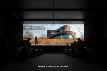 Projector Screen Mockup