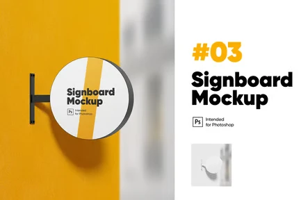 Signboard 03 Mockup
