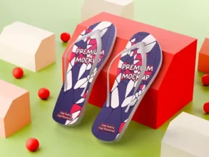 cover image slippers mockup