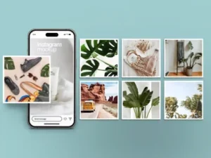 cover image social media mockup set