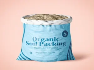 cover image soil bag packaging mockup