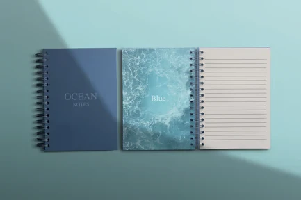 Spiral Notebook Mockup