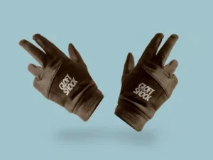cover image sport gloves mockup