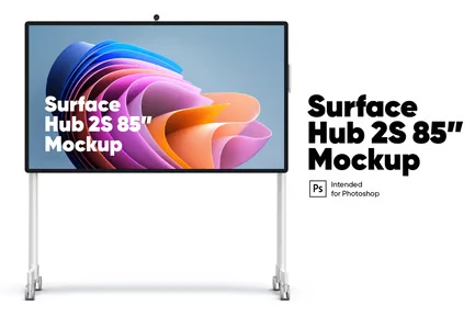 Surface Hub 2S 85" Mockup