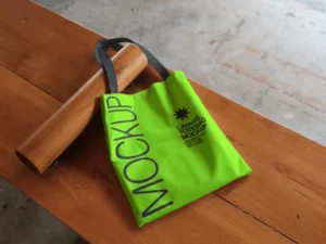 cover image tote bag mockup
