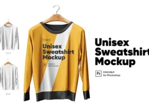 cover image unisex sweatshirt mockup set