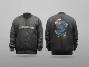 cover image varsity jacket mockup
