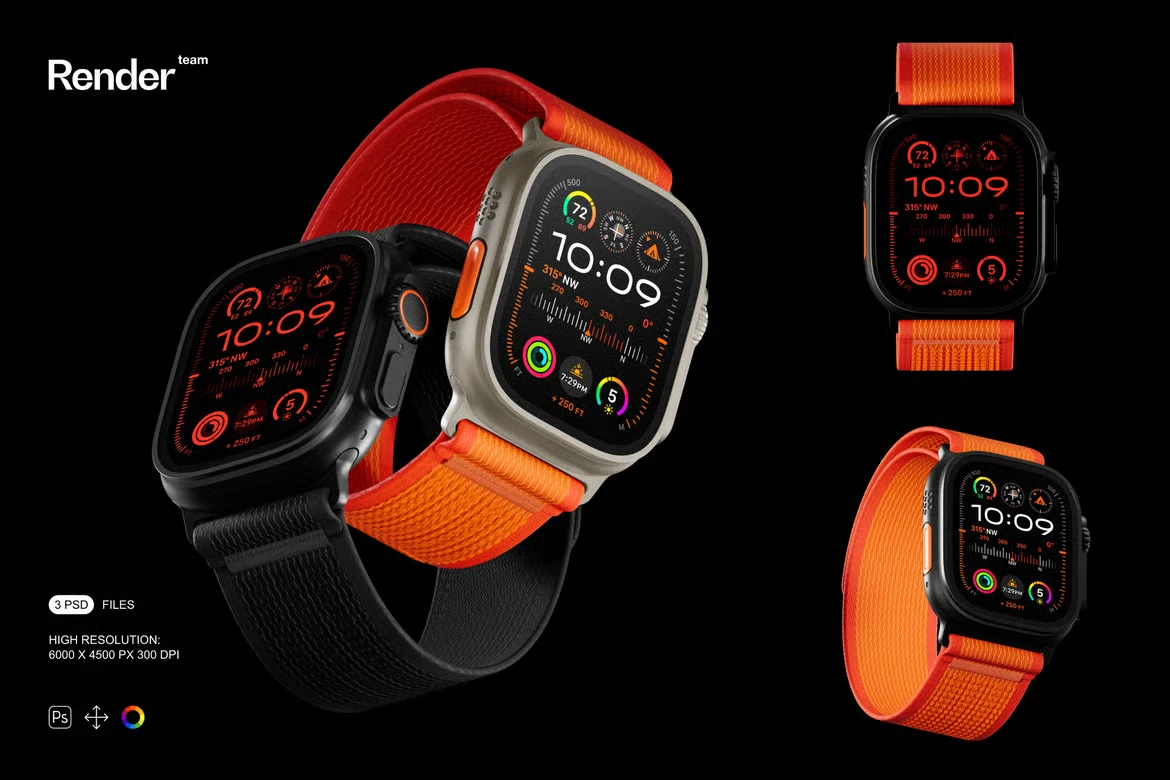 Watch Ultra Mockup