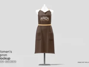 cover image womens apron mockup