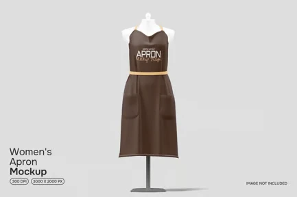 Women's Apron Mockup