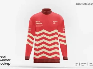 cover image wool sweater mockup