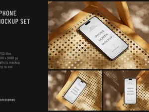 cover image iphone 15 pro mockup set 1