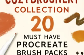 cozybrushery collection part 1 20 must have procreate brush 889